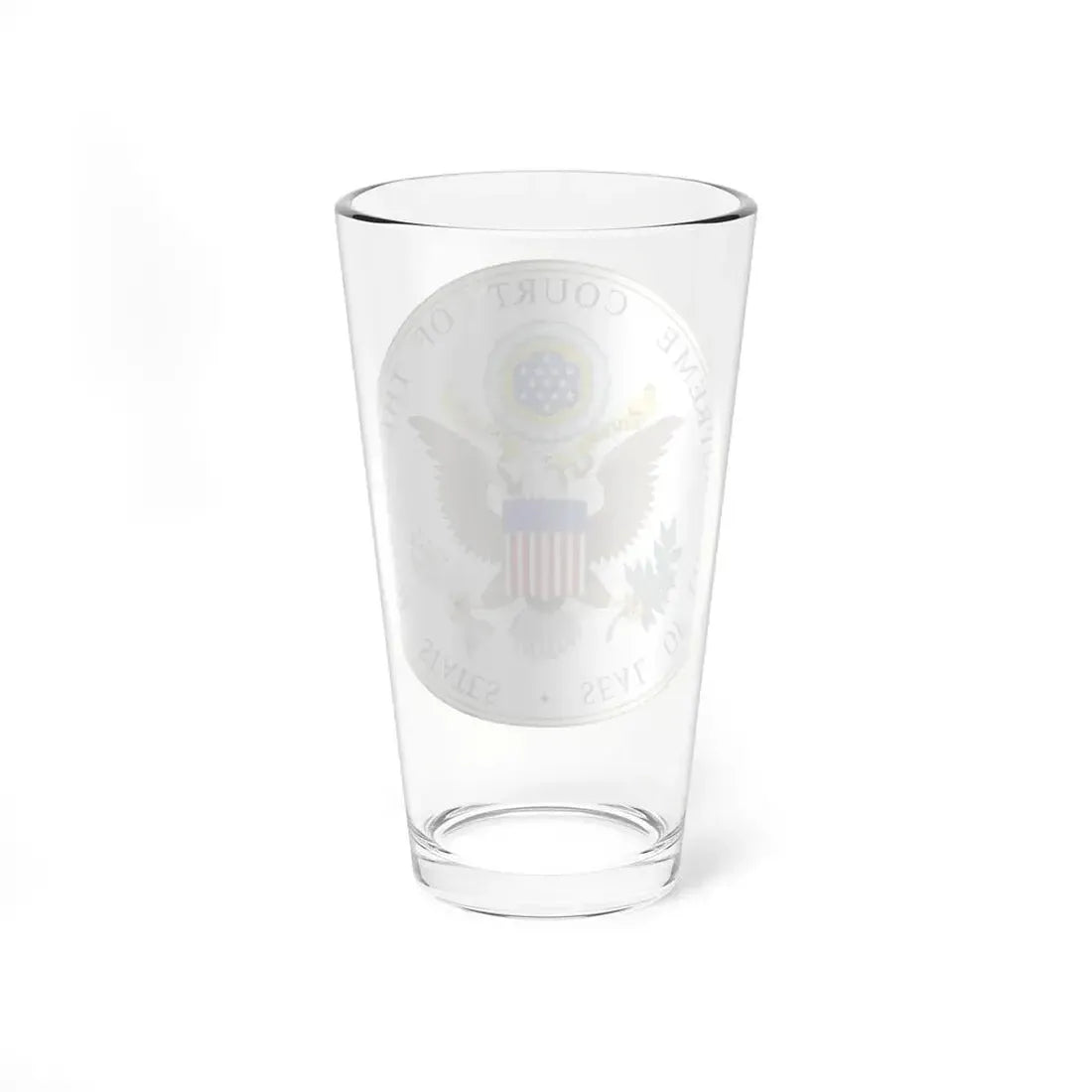 Seal of the United States Supreme Court - Pint Glass 16oz - Go Mug Yourself