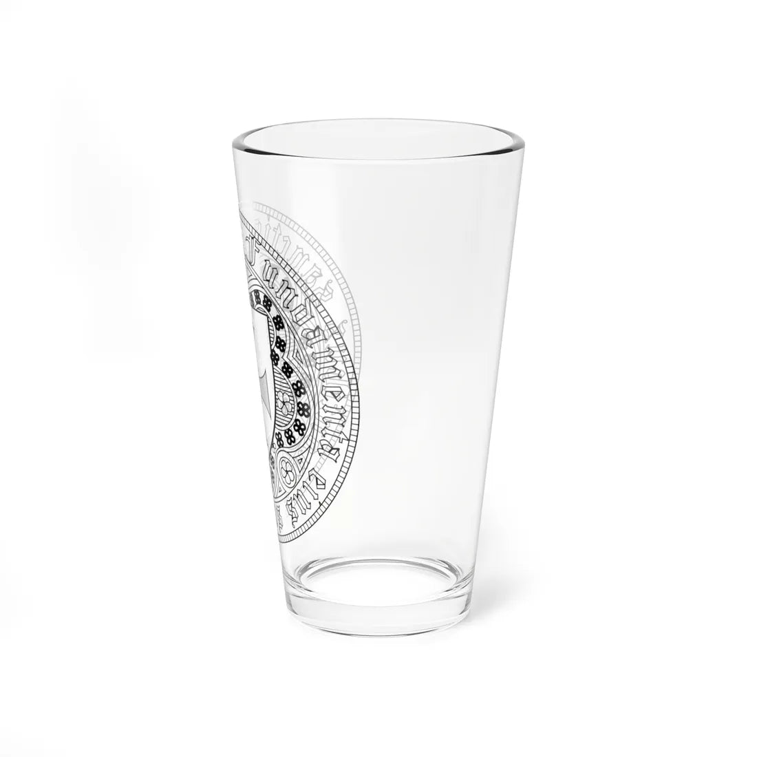 Seal of the University of Durham (England) (Coat of Arms) Pint Glass 16oz - Go Mug Yourself