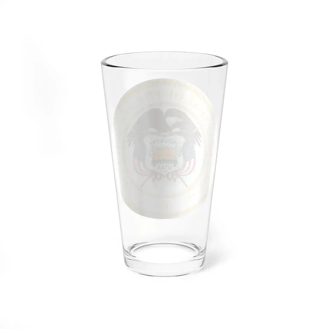 Seal of Utah v2 - Pint Glass 16oz - Go Mug Yourself