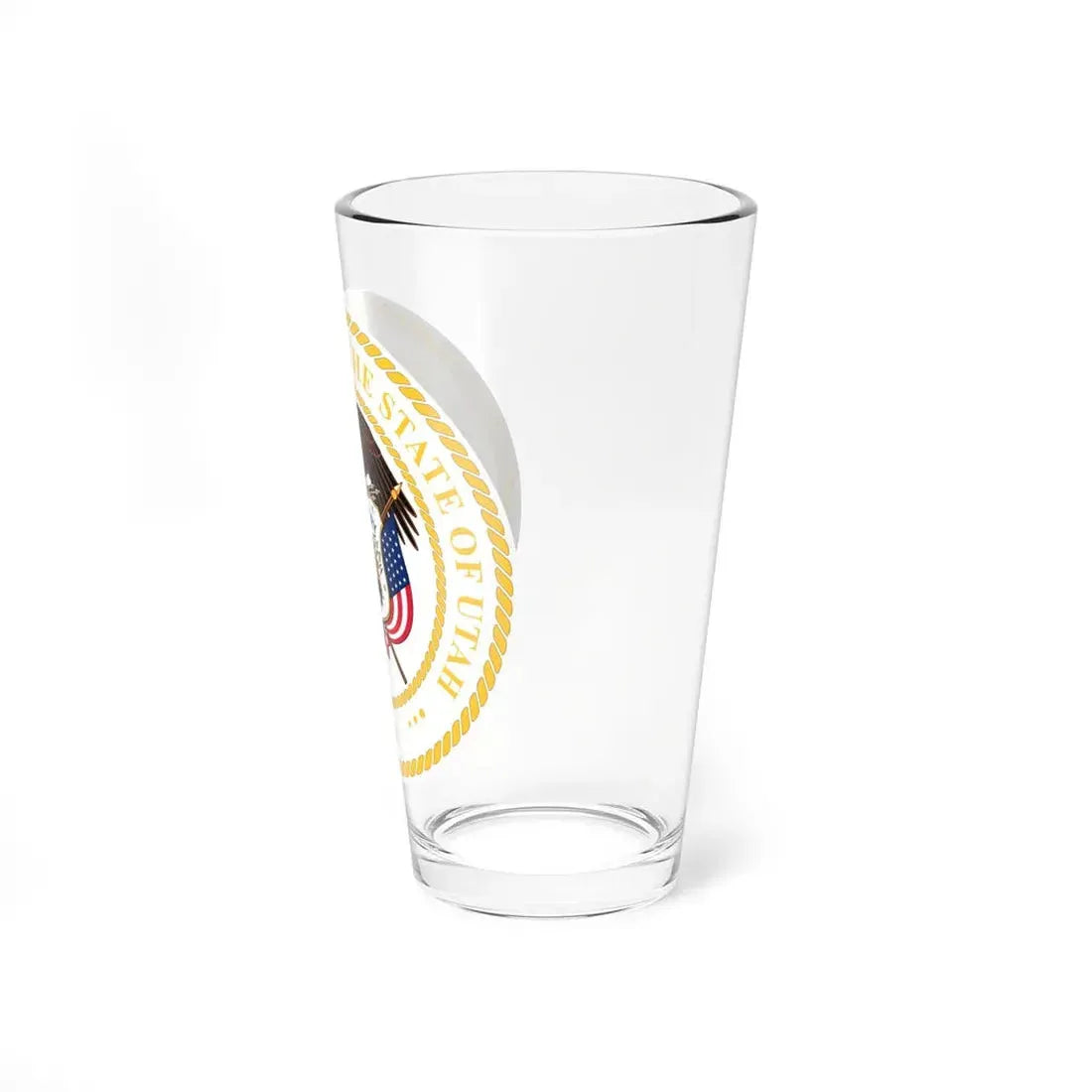 Seal of Utah v2 - Pint Glass 16oz - Go Mug Yourself
