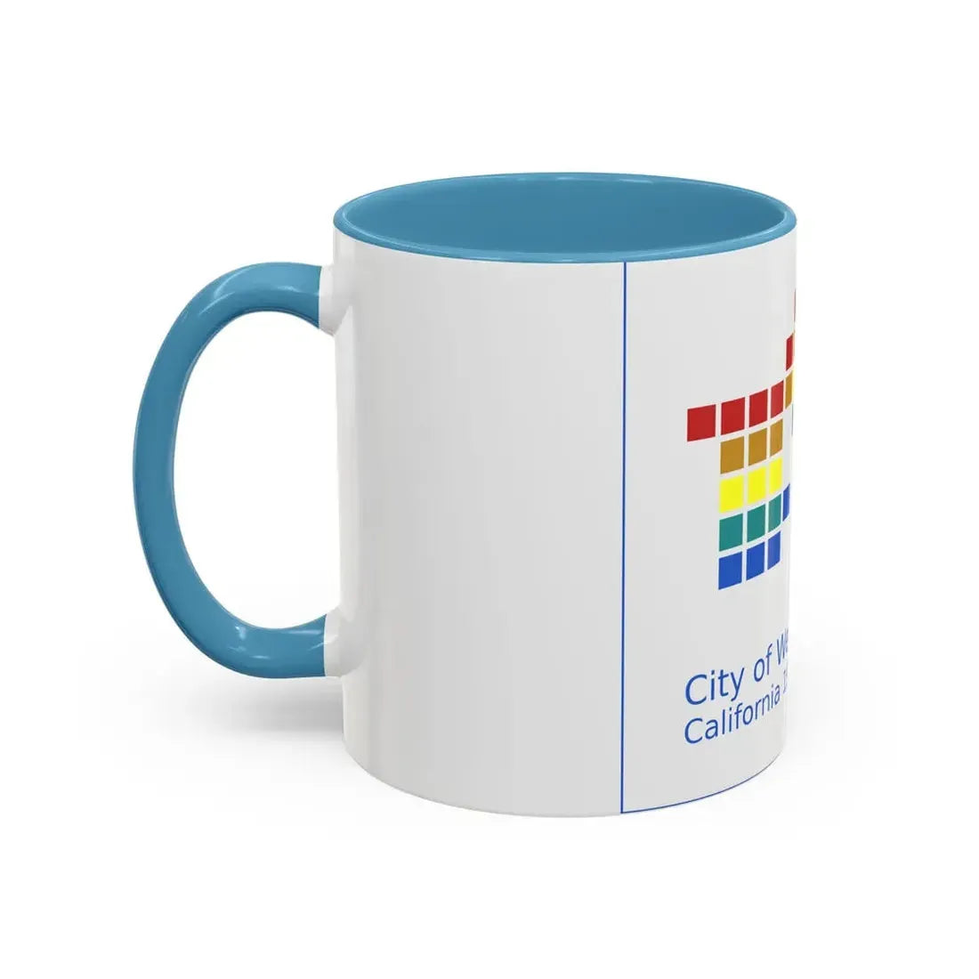 Seal of West Hollywood California - Accent Coffee Mug - Go Mug Yourself