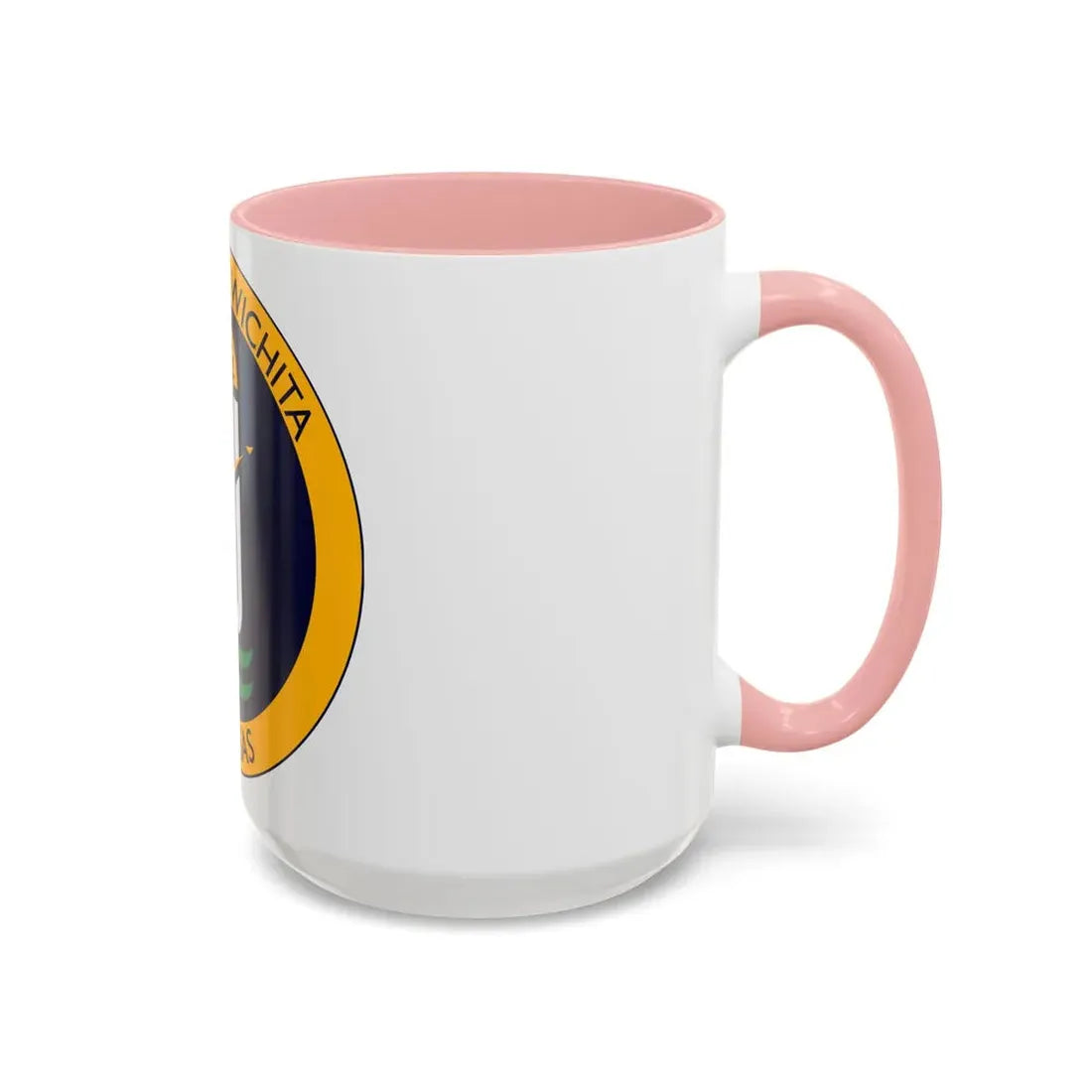 Seal of Wichita Kansas - Accent Coffee Mug - Go Mug Yourself