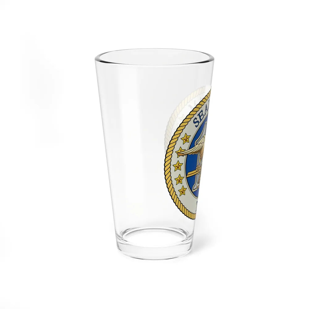 Seal Team 10 Colored (U.S. Navy) Pint Glass 16oz-Go Mug Yourself