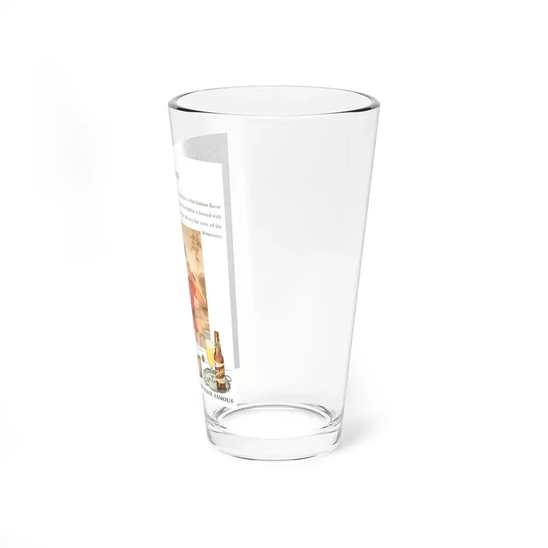 Sealed with a Kiss, Schlitz advt, 1944 (Magazine Illustration) Pint Glass 16oz - Go Mug Yourself