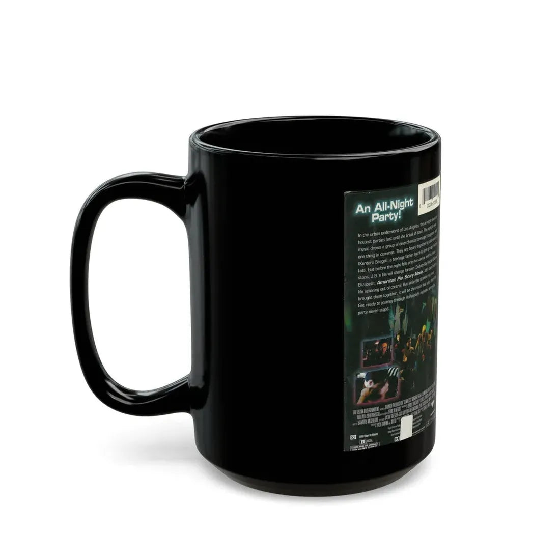 SEAMLESS (VHS COVER) - Black Coffee Mug - Go Mug Yourself