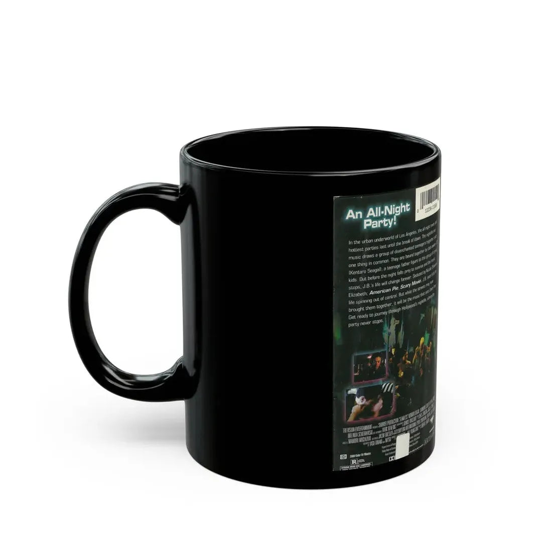 SEAMLESS (VHS COVER) - Black Coffee Mug - Go Mug Yourself