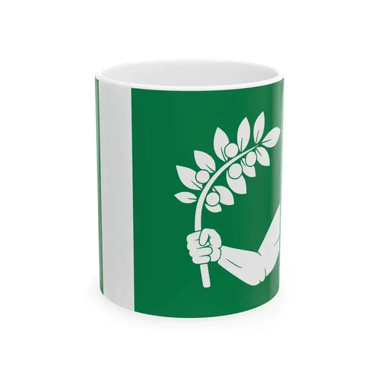Second proposed flag of Marche (Italy) White Coffee Mug 11oz - Go Mug Yourself