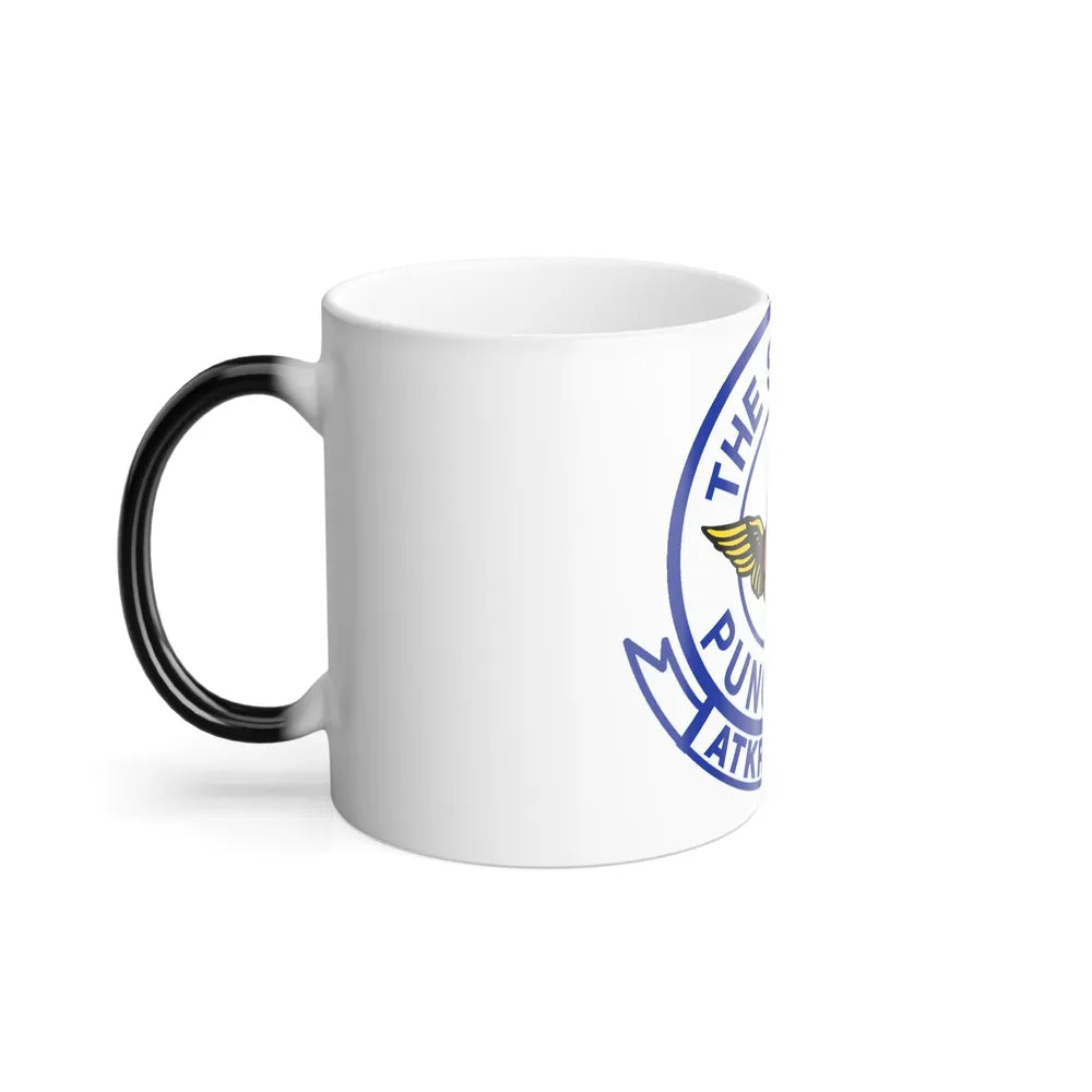Second VA 75 ATKRON 75 The Sunday Punchers (U.S. Navy) Color Changing Mug 11oz-Go Mug Yourself