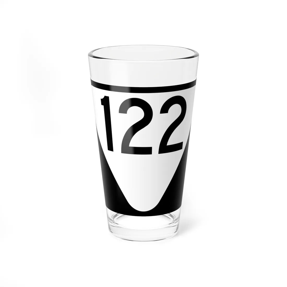Secondary Tennessee 122 (Tennessee) (Road Sign) Pint Glass 16oz - Go Mug Yourself