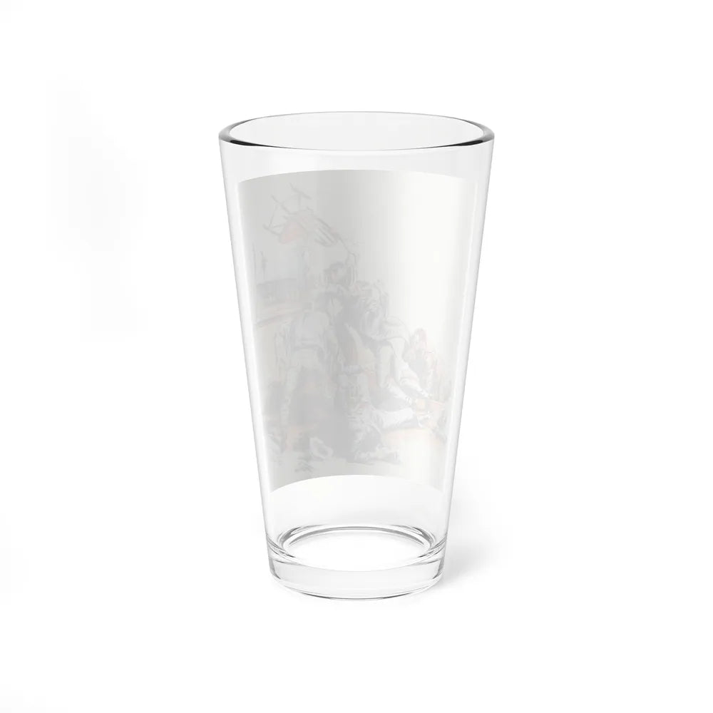 Secret Agent X-9 Comic Strip Promotional Illustration (King Features Syndicate, c. 1933) (Magazine Illustration) Pint Glass 16oz - Go Mug Yourself