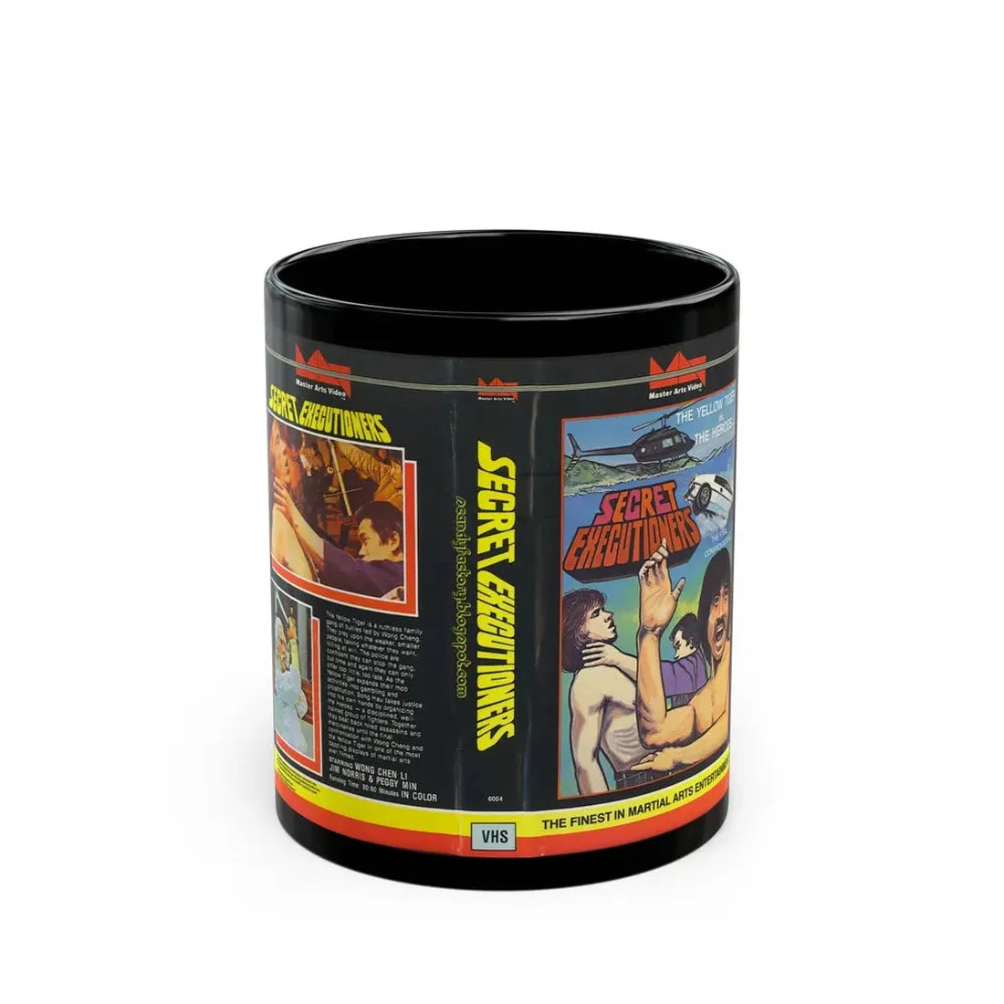 SECRET EXECUTIONERS (VHS COVER) - Black Coffee Mug 11oz - Go Mug Yourself