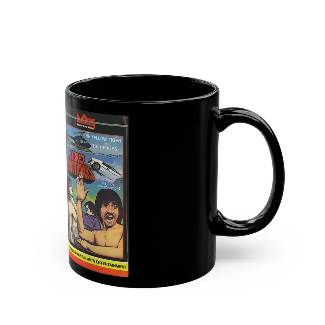 SECRET EXECUTIONERS (VHS COVER) - Black Coffee Mug - Go Mug Yourself