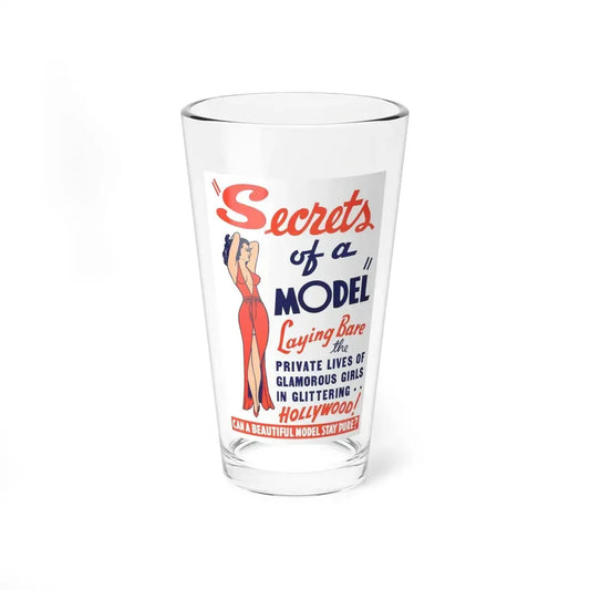 SECRETS OF A MODEL 1940 Movie Poster - Pint Glass 16oz 16oz - Go Mug Yourself