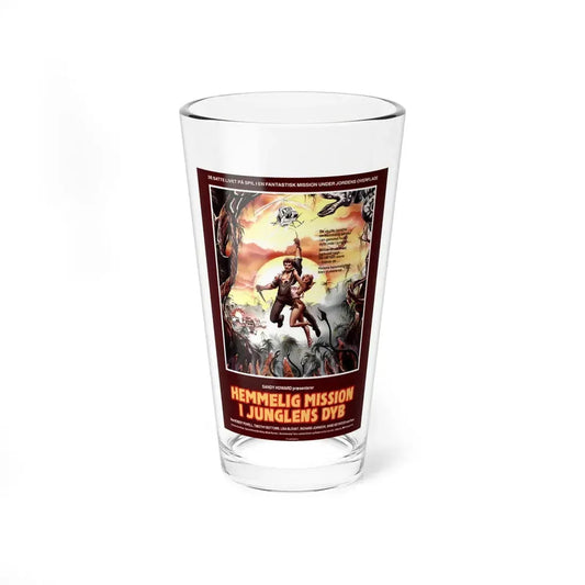 SECRETS OF THE PHANTOM CAVERNS (DANISH) 1983 Movie Poster - Pint Glass 16oz 16oz - Go Mug Yourself