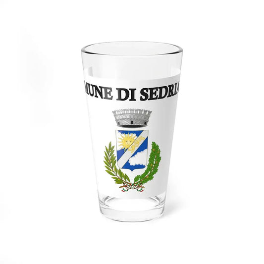 Sedriano-Bandiera (Italy) Pint Glass 16oz 16oz - Go Mug Yourself