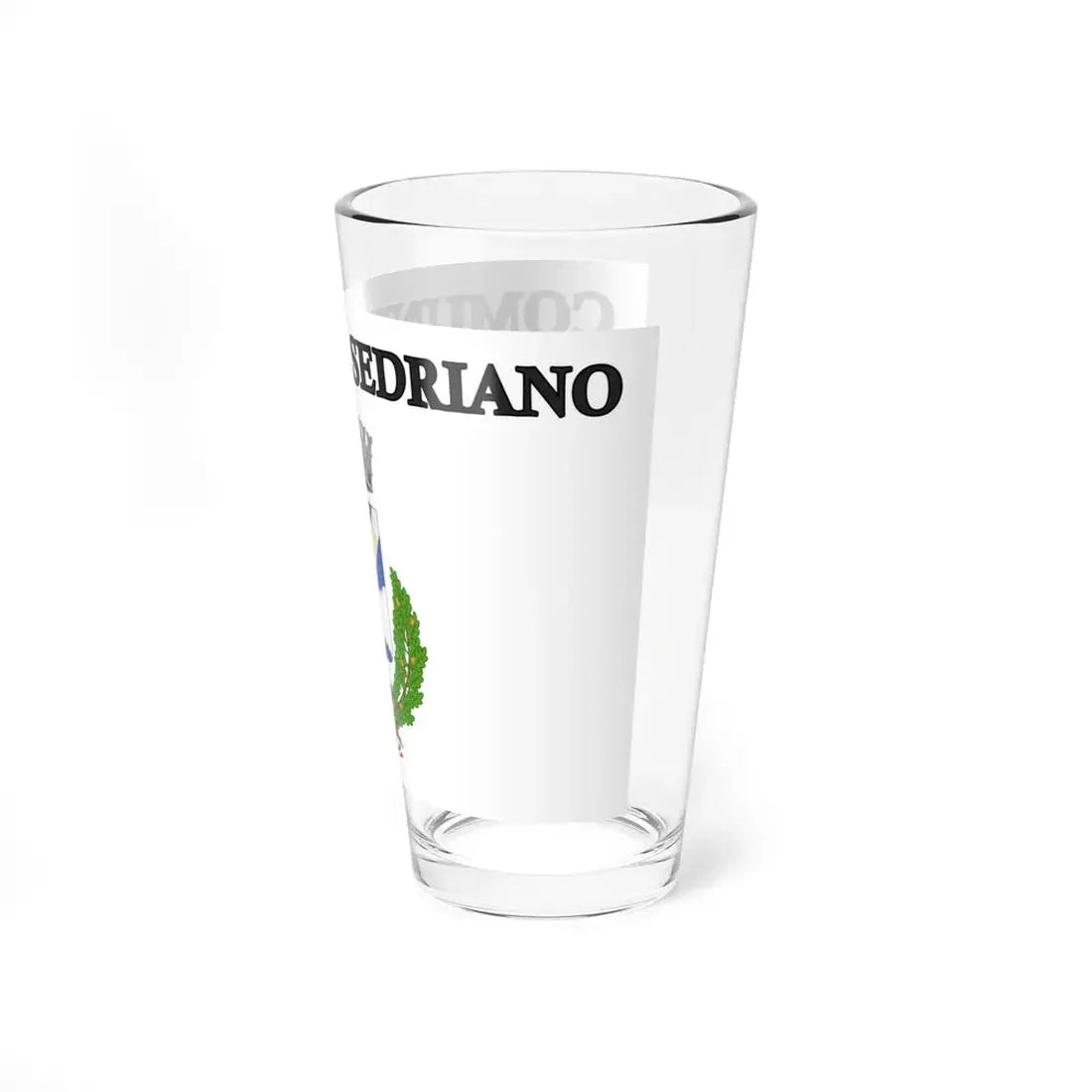 Sedriano-Bandiera (Italy) Pint Glass 16oz - Go Mug Yourself
