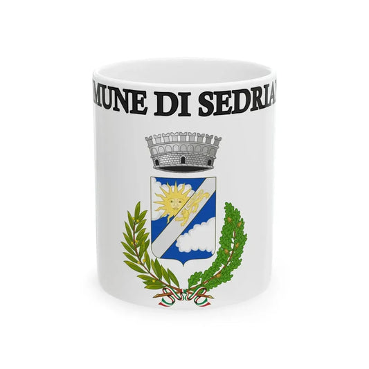 Sedriano-Bandiera (Italy) White Coffee Mug 11oz - Go Mug Yourself