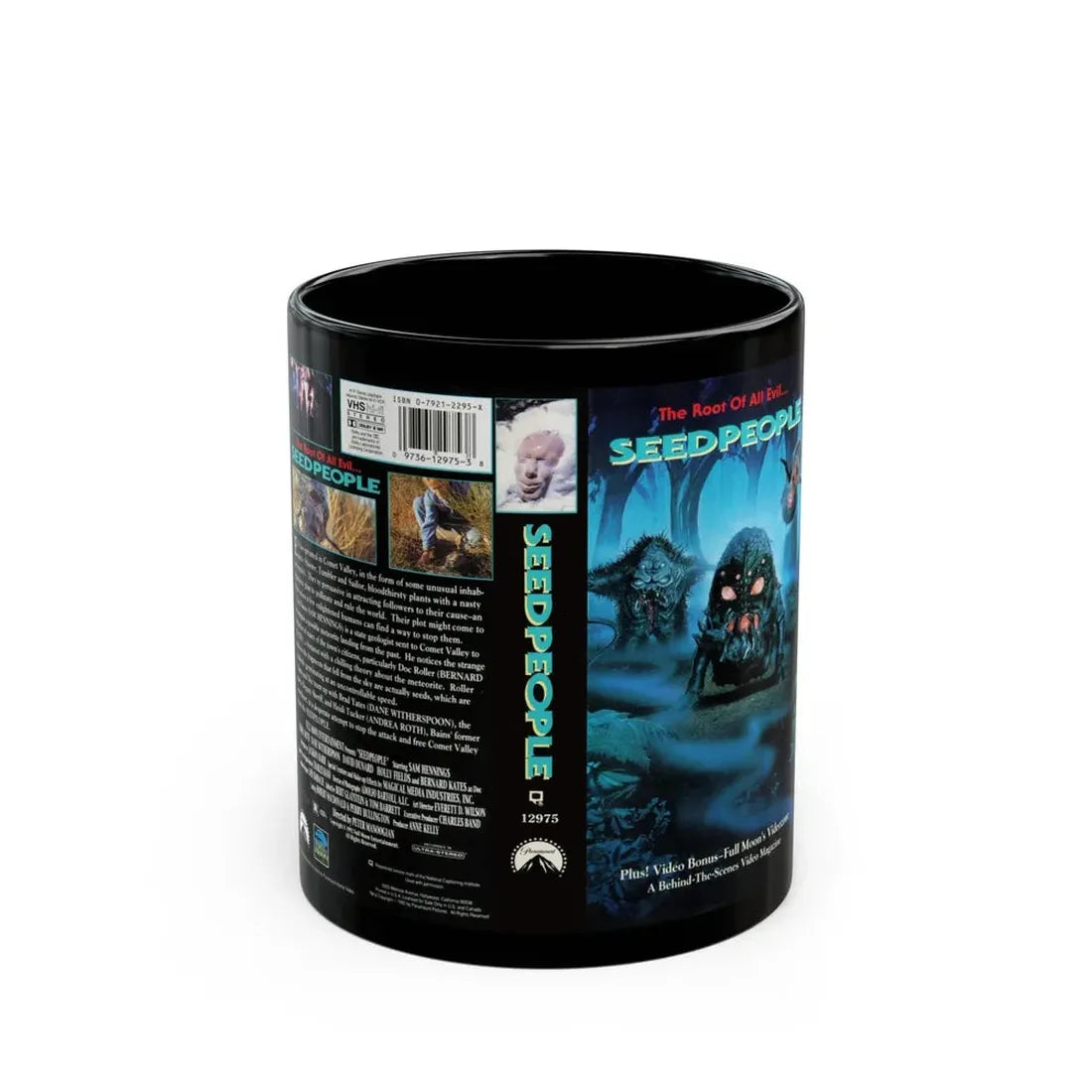 SEED PEOPLE (VHS COVER) - Black Coffee Mug 11oz - Go Mug Yourself