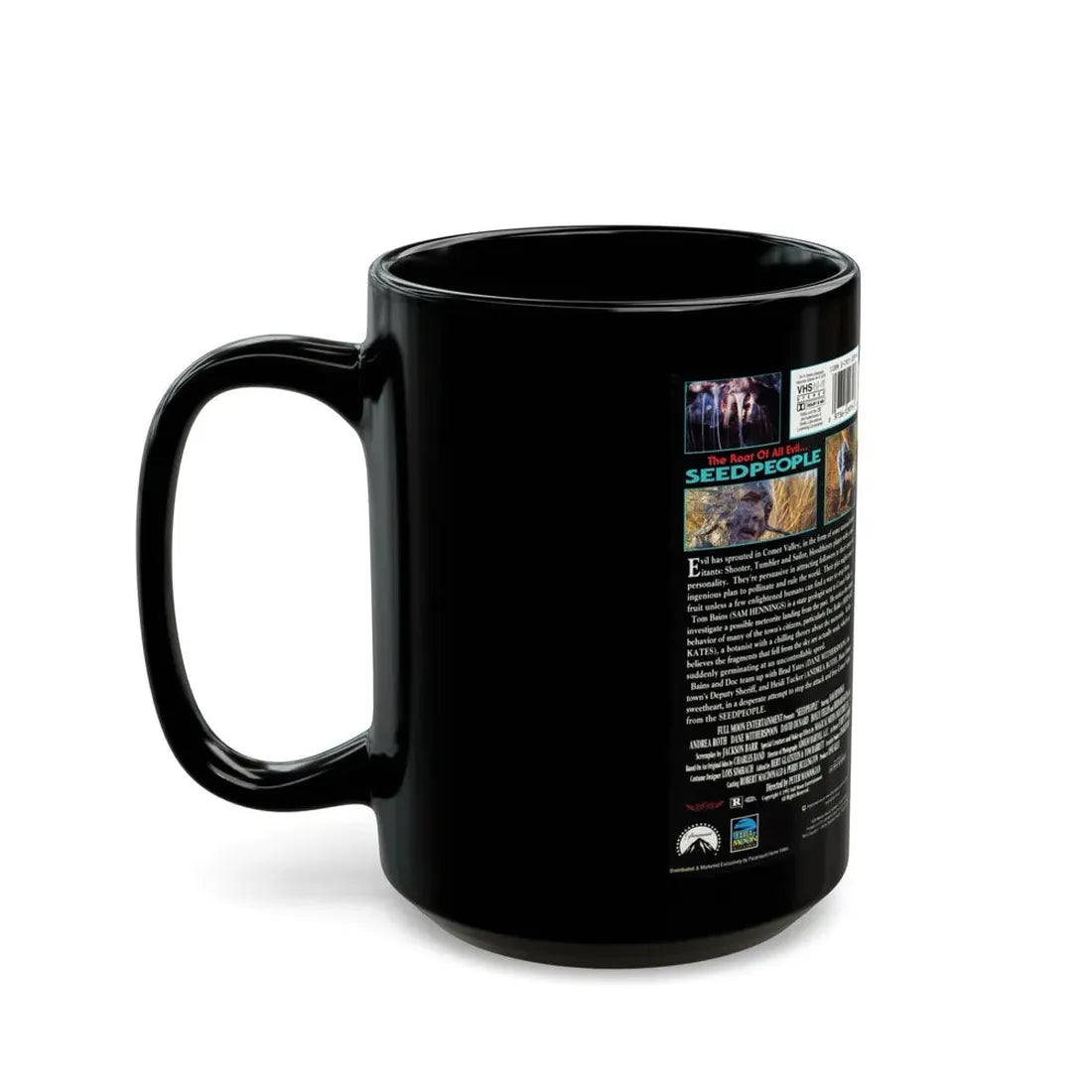SEED PEOPLE (VHS COVER) - Black Coffee Mug - Go Mug Yourself