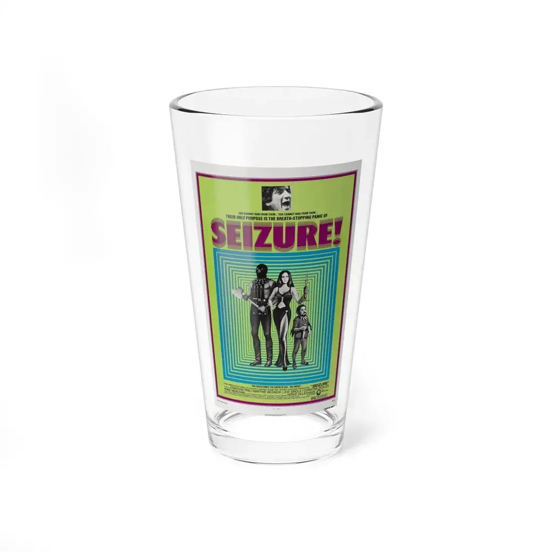 SEIZURE 1974 Movie Poster - Pint Glass 16oz 16oz - Go Mug Yourself