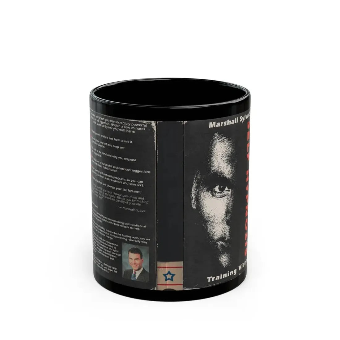 SELF HYPNOSIS (VHS COVER) - Black Coffee Mug 11oz - Go Mug Yourself