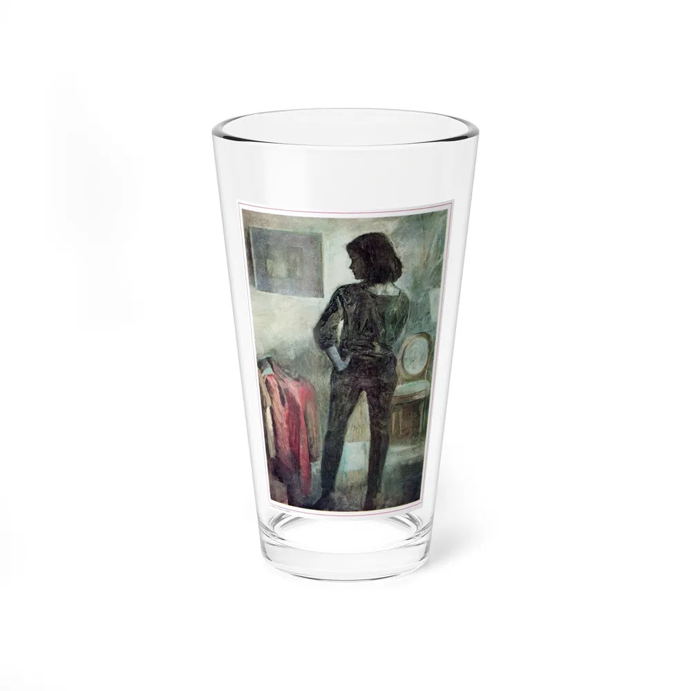 Self That Walks Like a Cat, Redbook Illustration, April 1964 (2) (Magazine Illustration) Pint Glass 16oz 16oz - Go Mug Yourself