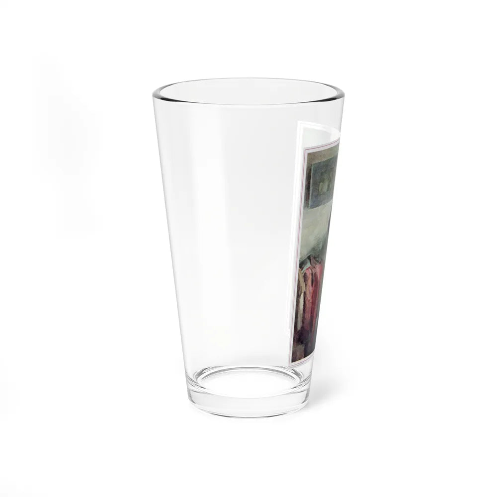 Self That Walks Like a Cat, Redbook Illustration, April 1964 (2) (Magazine Illustration) Pint Glass 16oz - Go Mug Yourself