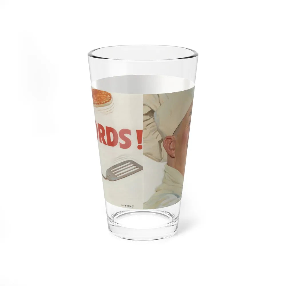 Selling Like FORDS!, Ford Motor Company billboard illustration (Magazine Illustration) Pint Glass 16oz - Go Mug Yourself