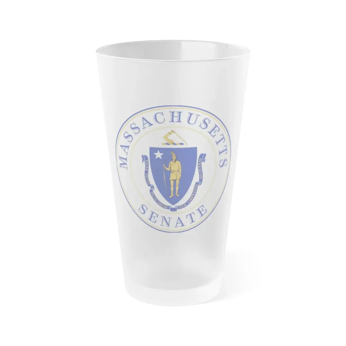 Senate of Massachusetts - Frosted Pint Glass 16oz 16oz Frosted - Go Mug Yourself