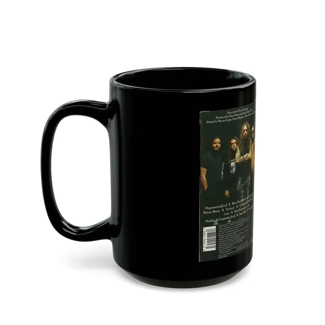 SEPULTURA THIRD WORLD CHAOS (VHS COVER) - Black Coffee Mug - Go Mug Yourself