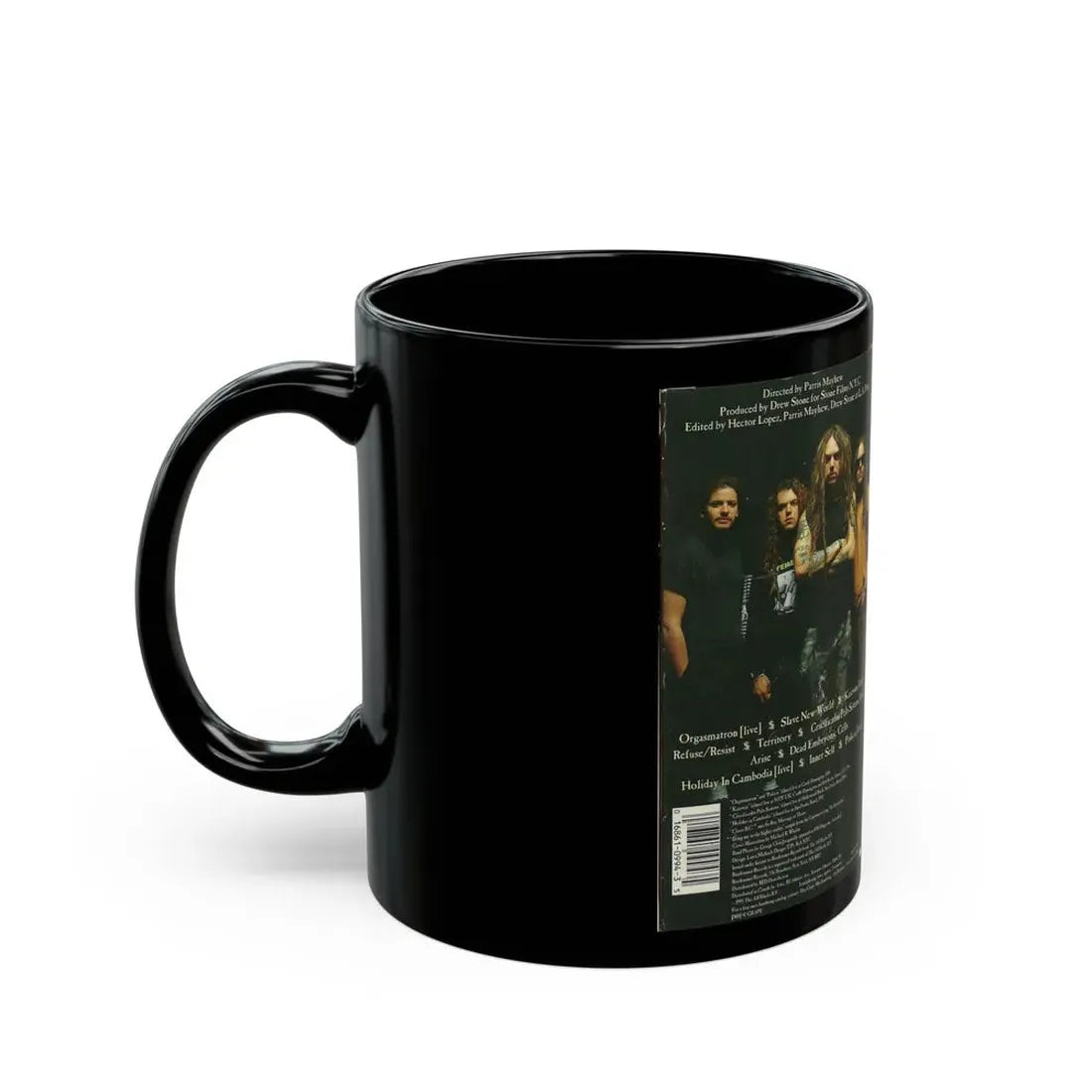 SEPULTURA THIRD WORLD CHAOS (VHS COVER) - Black Coffee Mug - Go Mug Yourself