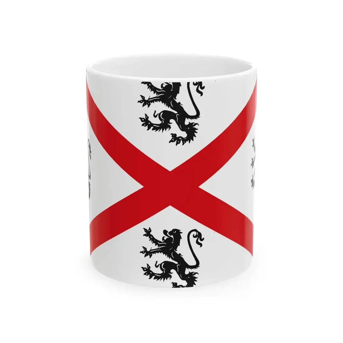 Seraing vlag (Belgium) White Coffee Mug 11oz - Go Mug Yourself