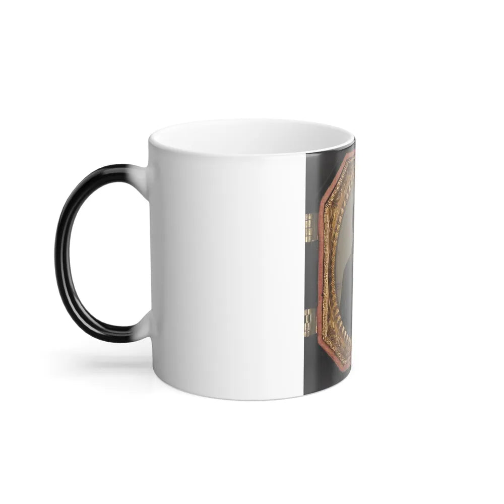 Sergeant Philip Almeron Faatz of Co. K and Co. A, 3Rd New York Light Artillery Battery, in Uniform With Co. K Kepi (U.S. Civil War) Color Changing Coffee Mug 11oz-Go Mug Yourself