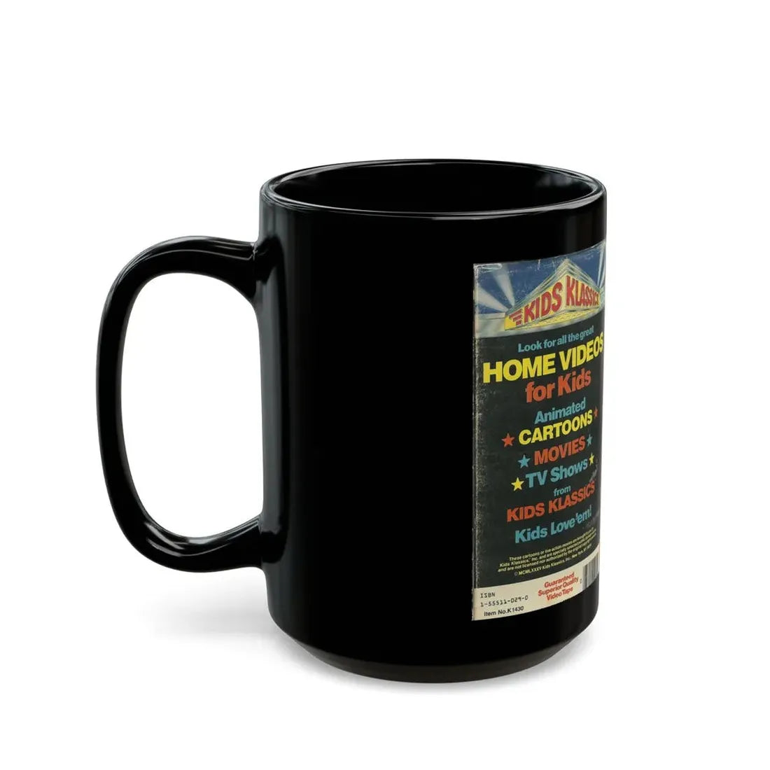 SERGEANT PRESTON OF THE YUKON WOUNDED MOUSE (VHS COVER) - Black Coffee Mug - Go Mug Yourself