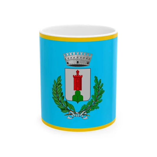 Serramazzoni-Bandiera (Italy) White Coffee Mug 11oz - Go Mug Yourself