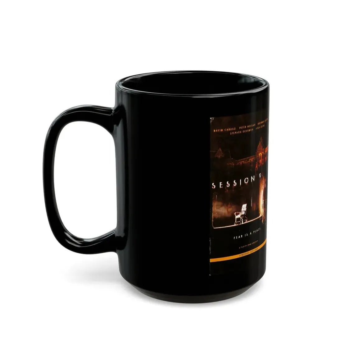SESSION 9 VERSION 2 (VHS COVER) - Black Coffee Mug - Go Mug Yourself