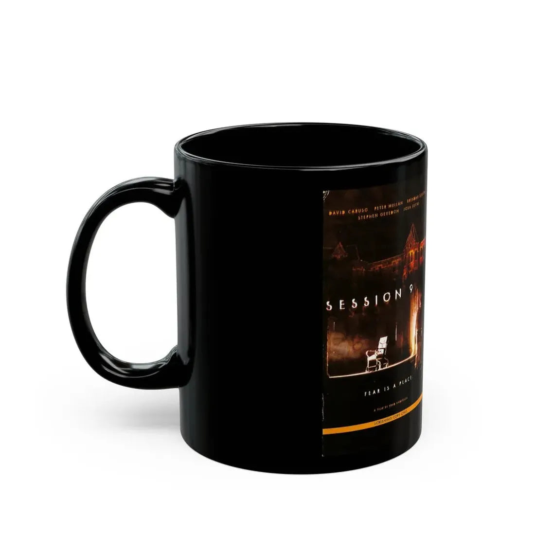 SESSION 9 VERSION 2 (VHS COVER) - Black Coffee Mug - Go Mug Yourself
