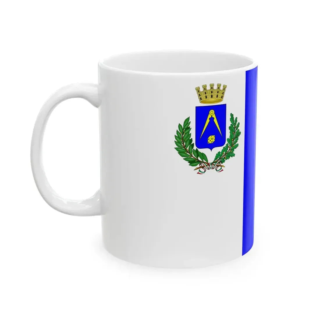 Sesto Calende-Bandiera (Italy) White Coffee Mug - Go Mug Yourself