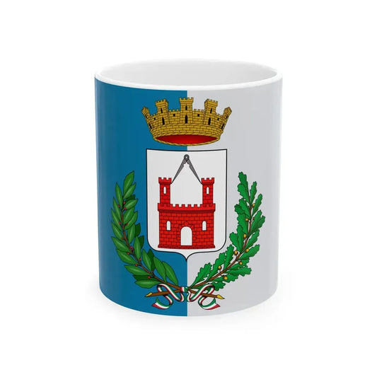 Sesto San Giovanni-Bandiera (Italy) White Coffee Mug 11oz - Go Mug Yourself