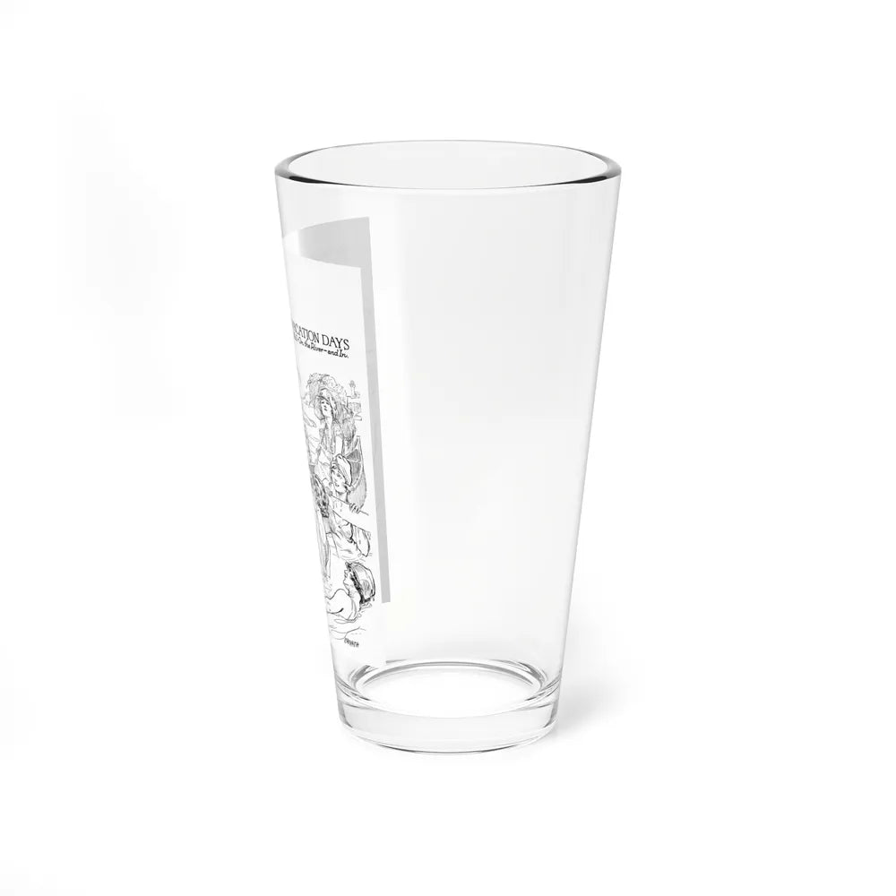 Set of 13 New York Tribune illustrations, 1923-1925 (1) (Magazine Illustration) Pint Glass 16oz - Go Mug Yourself