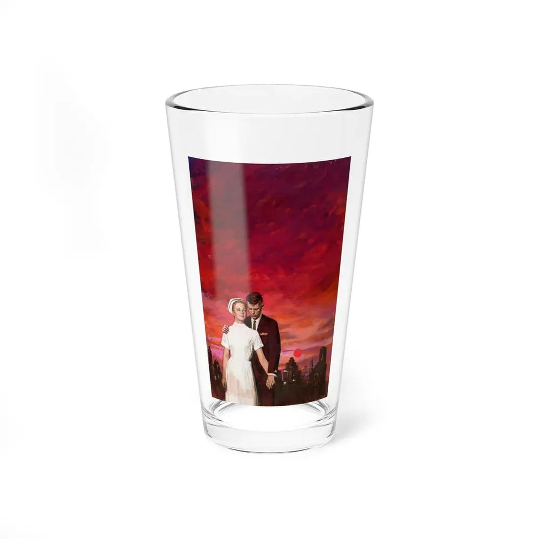 Settlement-House Nurse, Paperback Novel Cover (Signet, 1965) - Pint Glass 16oz 16oz - Go Mug Yourself