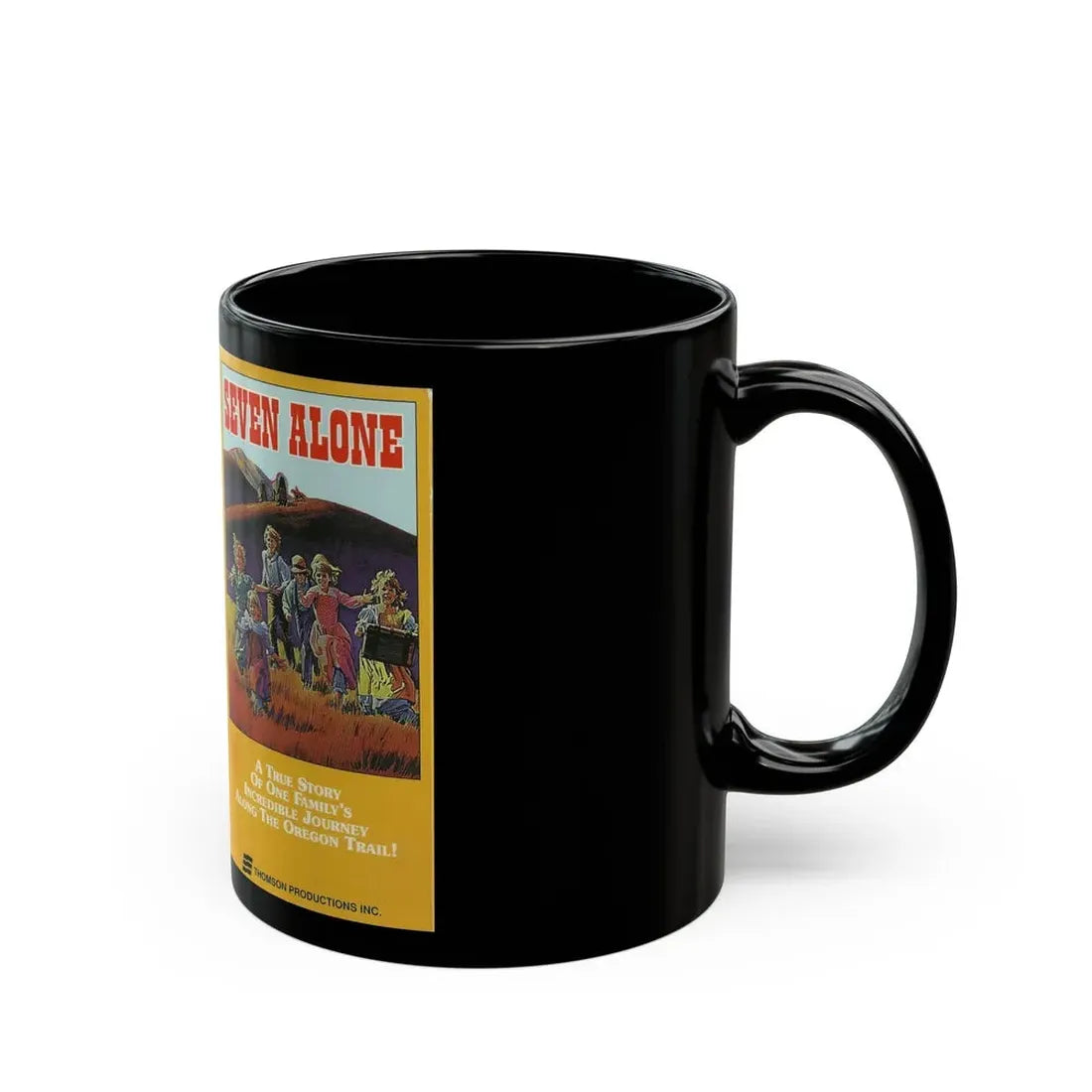 SEVEN ALONE (VHS COVER) - Black Coffee Mug - Go Mug Yourself