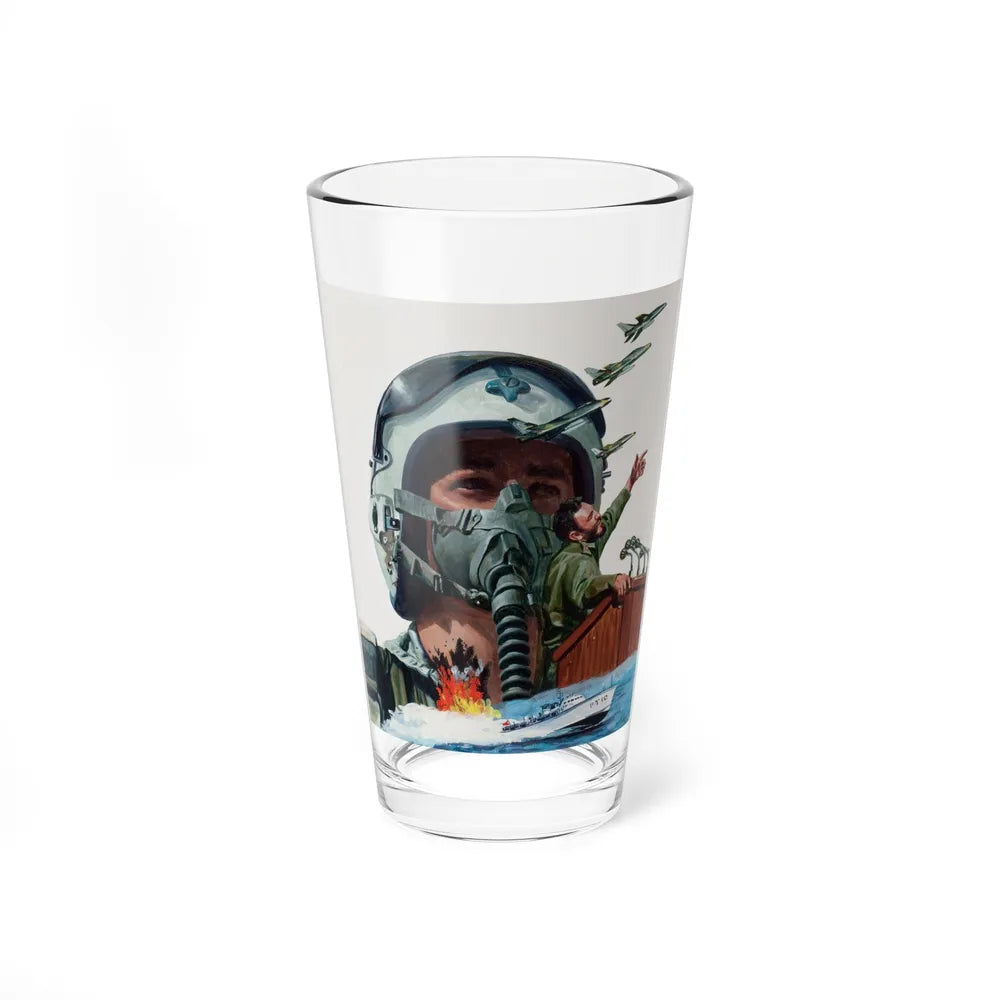 Seven Days to Glory, Pyramid Books paperack cover, 1973 - Pint Glass 16oz 16oz - Go Mug Yourself