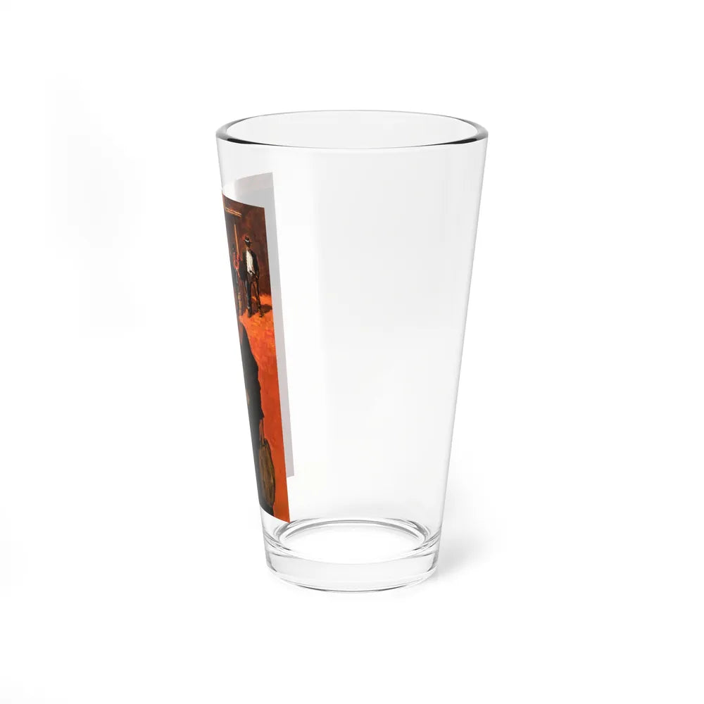 Seven Men at Mimbres Springs, Bantam paperback cover, 1959 - Pint Glass 16oz - Go Mug Yourself