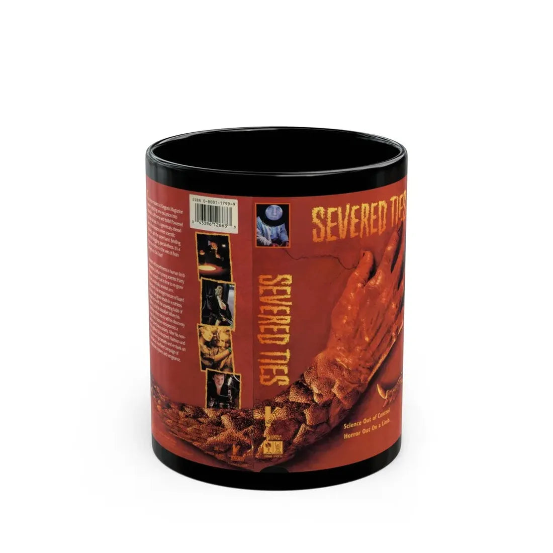 SEVERED TIES (VHS COVER) - Black Coffee Mug 11oz - Go Mug Yourself