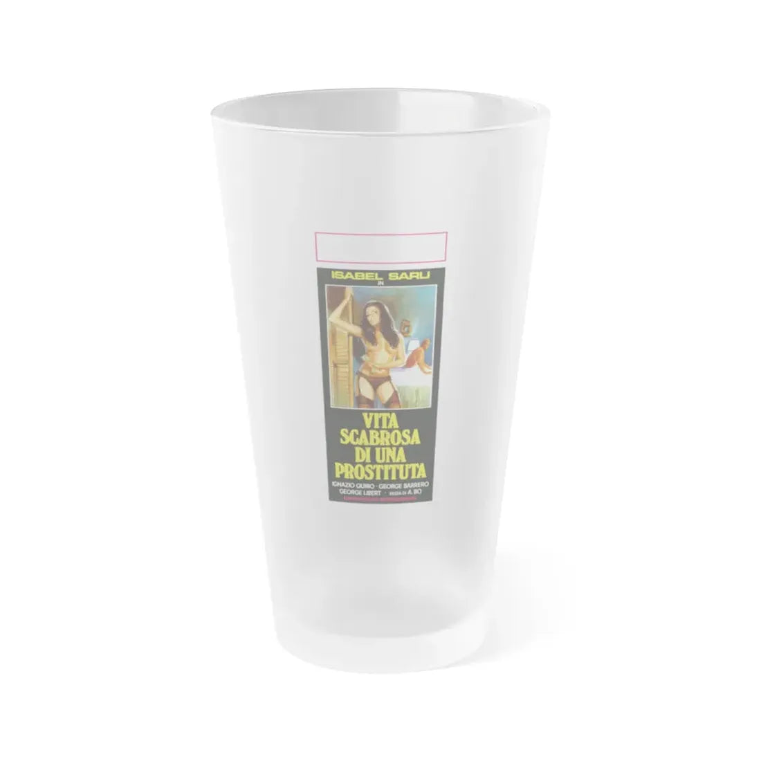 SEX AND LOVE 1969 Movie Poster - Frosted Pint Glass 16oz 16oz Frosted - Go Mug Yourself