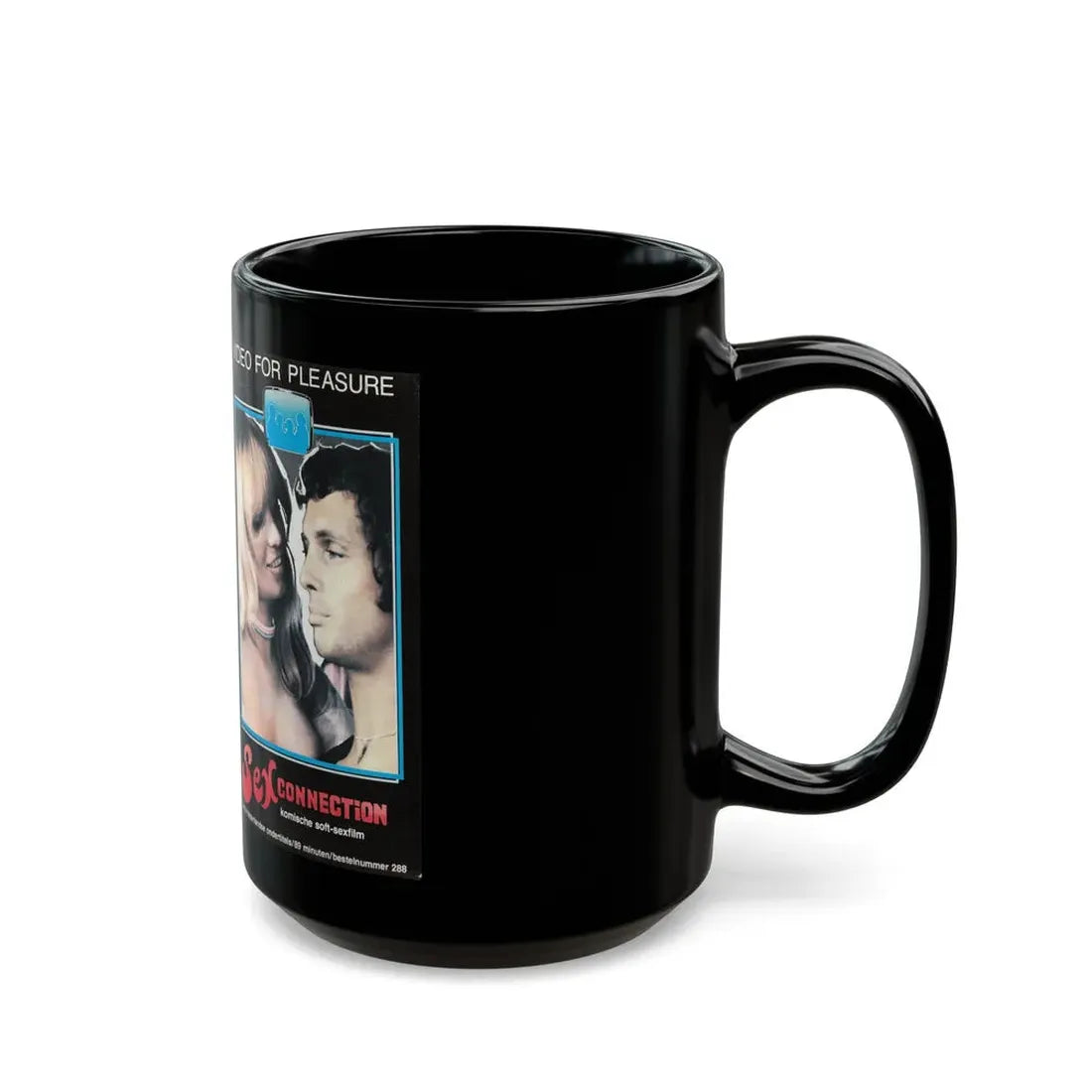 SEX CONNECTION (VHS COVER) - Black Coffee Mug - Go Mug Yourself