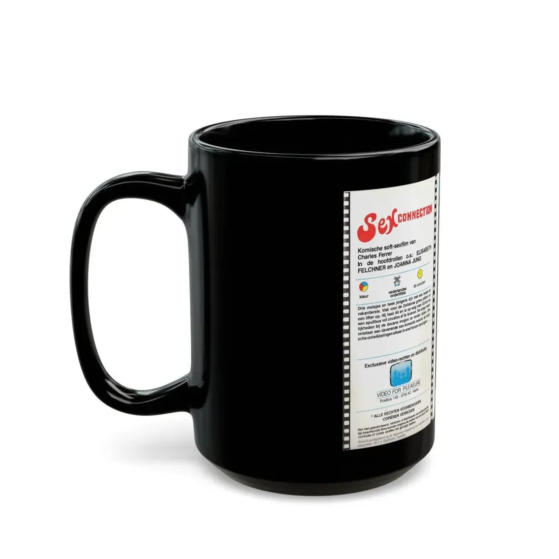 SEX CONNECTION (VHS COVER) - Black Coffee Mug - Go Mug Yourself