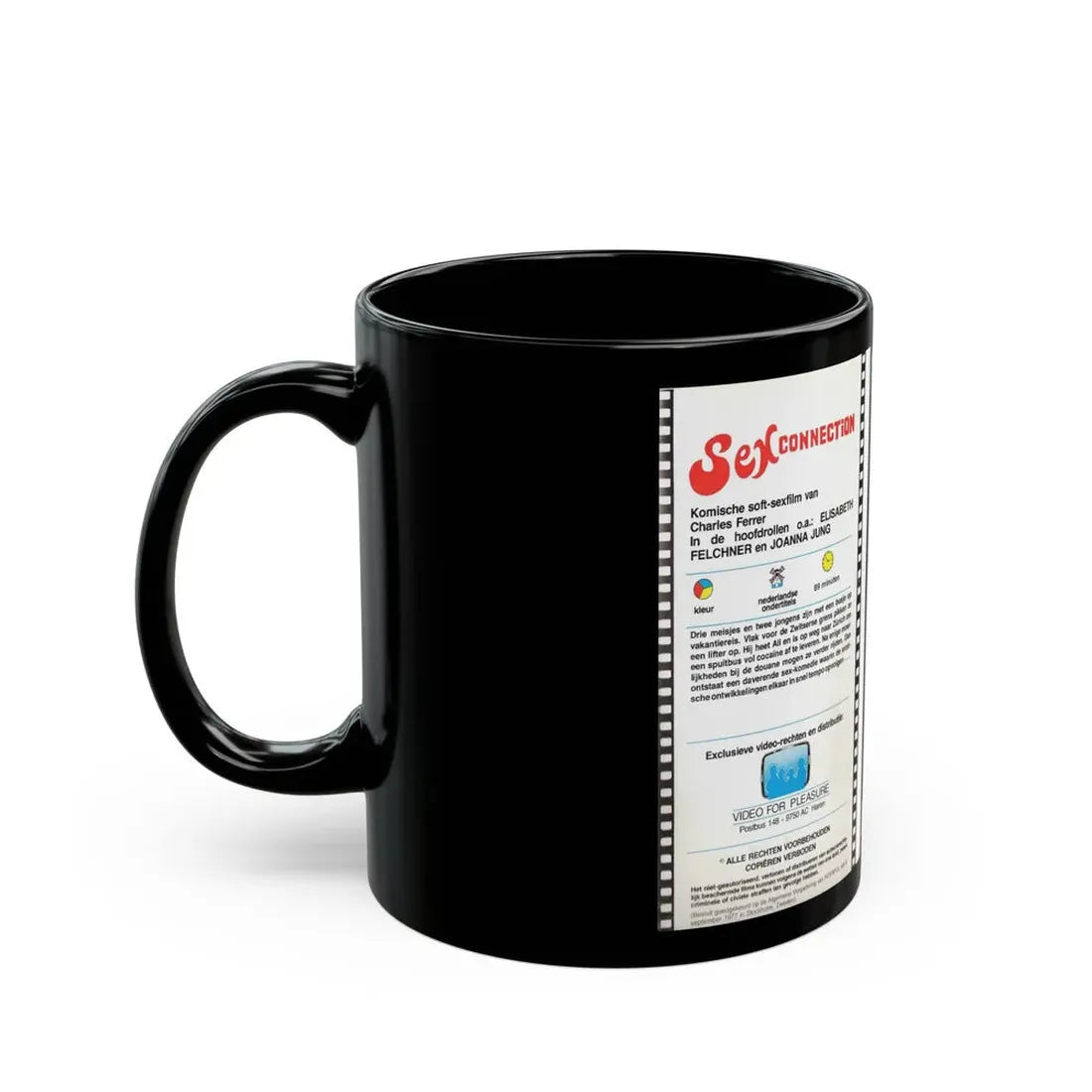 SEX CONNECTION (VHS COVER) - Black Coffee Mug - Go Mug Yourself
