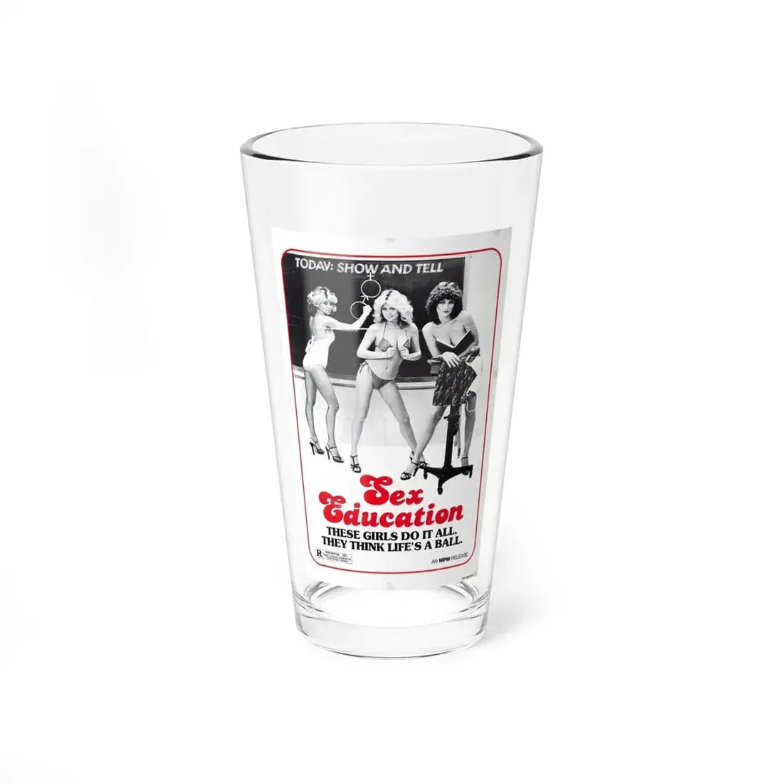 SEX EDUCATION 1979 Movie Poster - Pint Glass 16oz 16oz - Go Mug Yourself